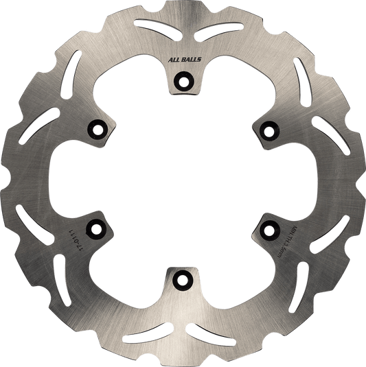 ALL BALLS Yamaha 18-0111 Brake Rotor with Slotted Wave Design and Stainless Steel Construction - Kelly Motorsports