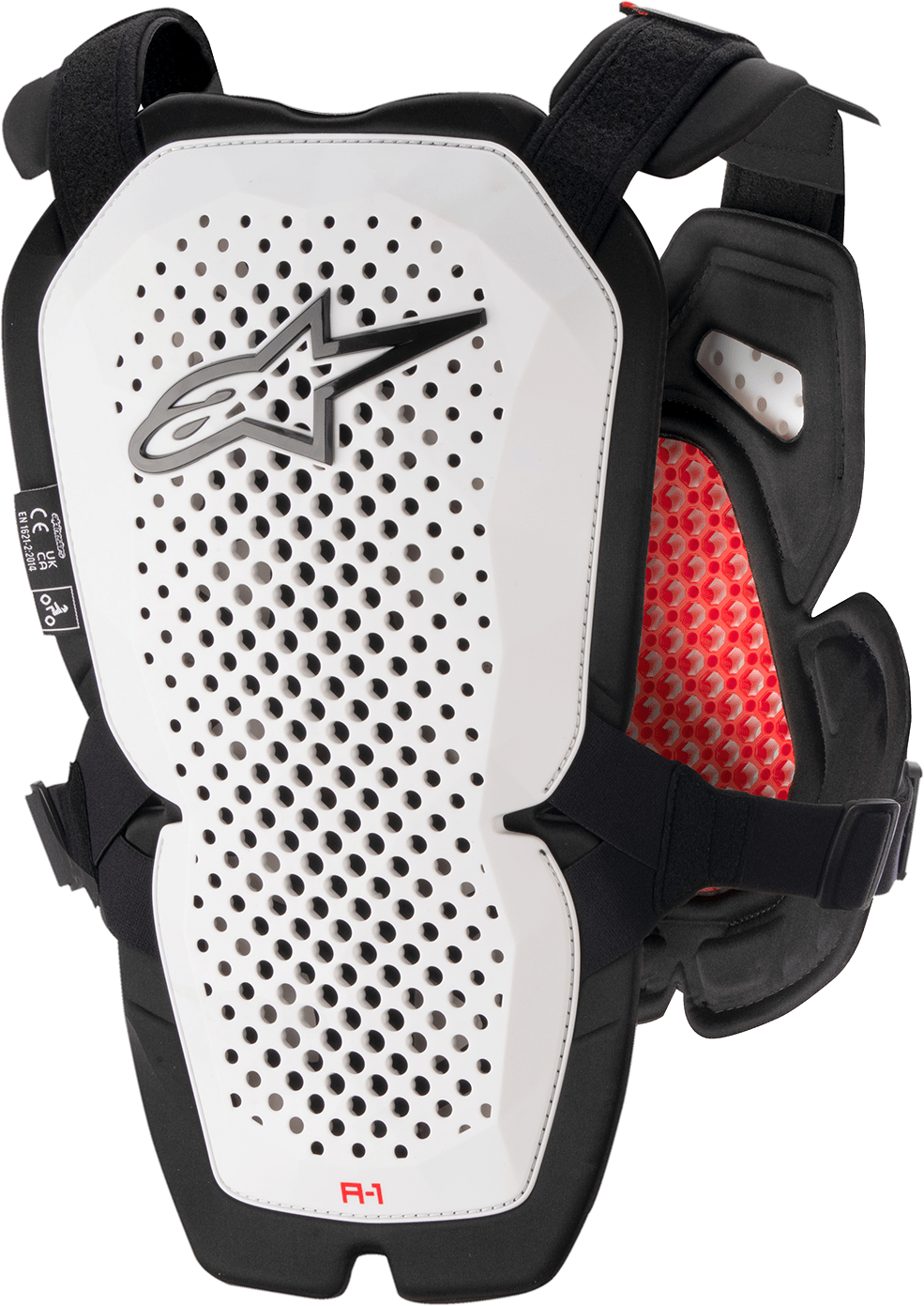Alpinestars A-1 Pro Chest Guard M/L - Lightweight Impact Protection with Enhanced Ventilation - Kelly Motorsports