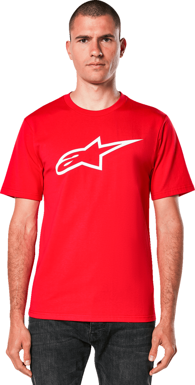 Alpinestars Ageless 2.0 CSF T-Shirt - Red/White - 2XL - Kelly Motorsports