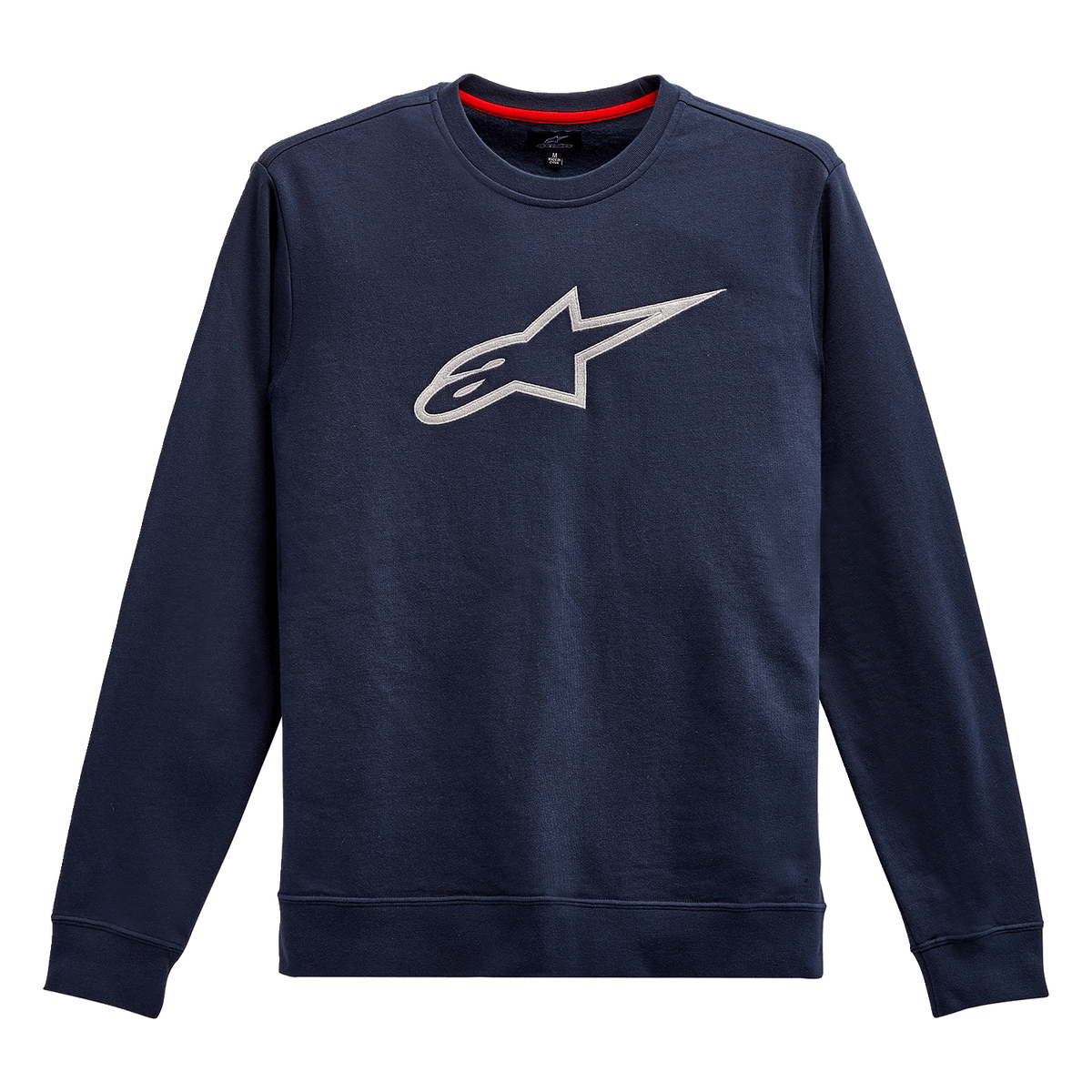 Alpinestars Ageless Crew Fleece Navy/Grey XL - Comfortable Cotton-Polyester Blend - Kelly Motorsports