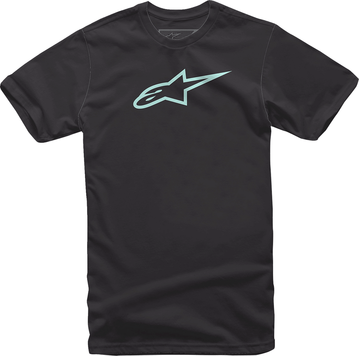 Alpinestars Ageless T-Shirt - Black/Mint 2XL - Comfortable 100% Cotton Graphic Tee - Kelly Motorsports