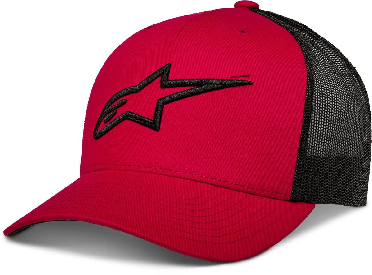 Alpinestars Ageless Trucker Hat Red/Black 1235-81475-3010 - Kelly Motorsports