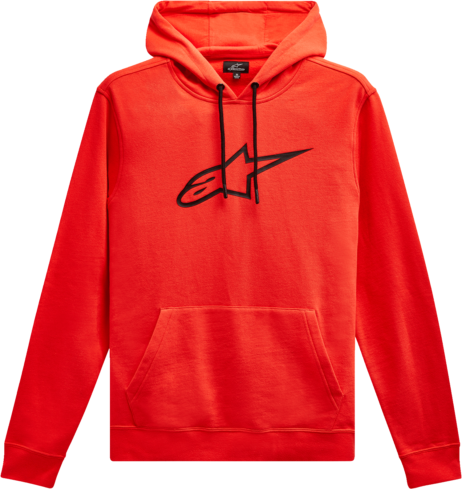 Alpinestars Ageless V2 Hoodie - Warm Red and Black, Large (Part 1232510103107L) - Kelly Motorsports