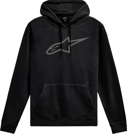 Alpinestars Ageless V3 Pullover Hoodie - Black/Gray, Medium - Part Number 1244-52000-1011-M - Kelly Motorsports