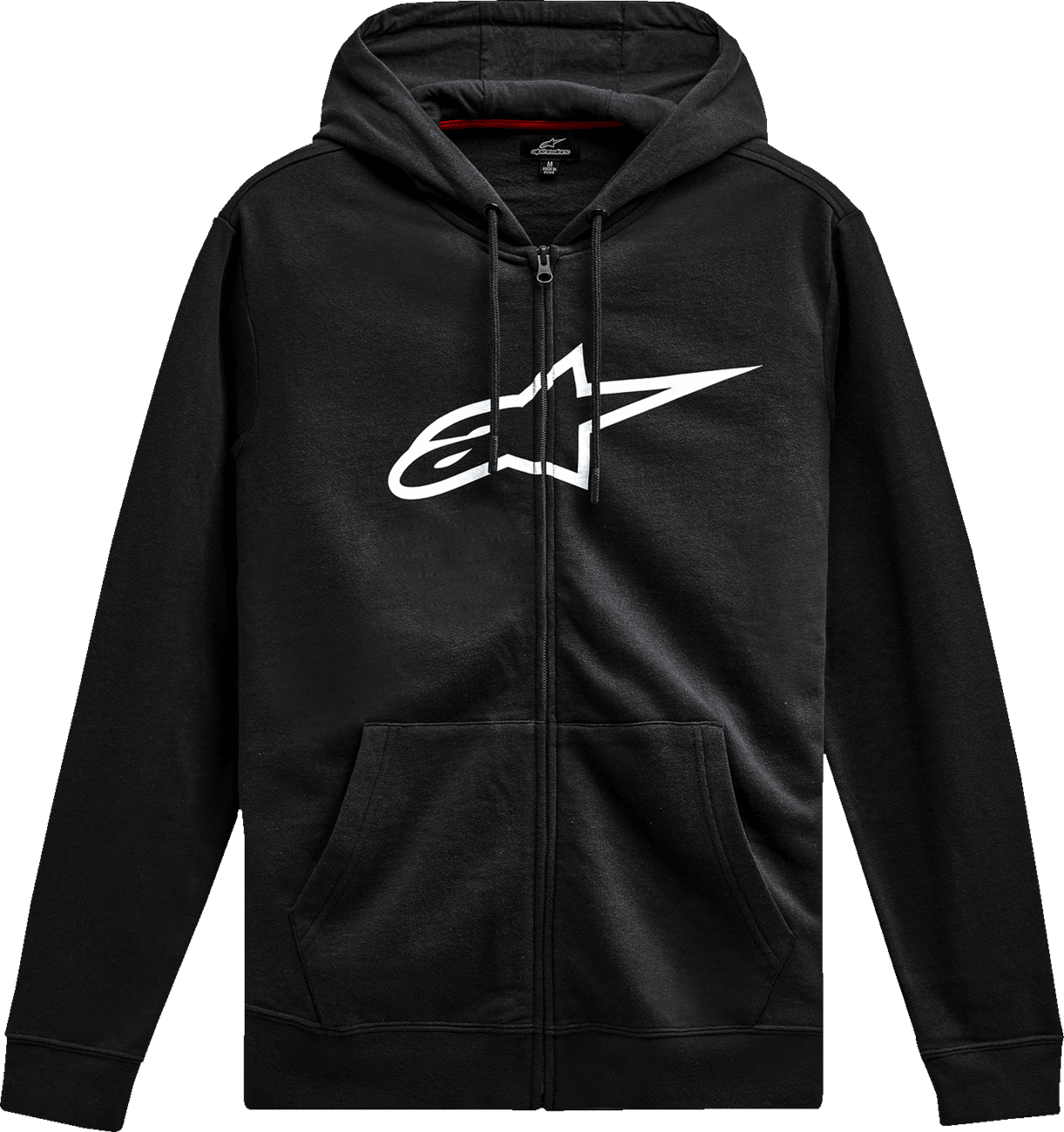 Alpinestars Ageless V3 Zip Hoodie - Black/White, Medium - Part 1244-51490-1020-M - Kelly Motorsports