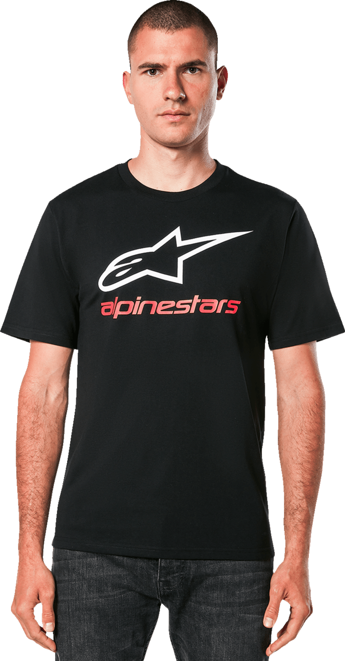 Alpinestars Always 2.0 CSF T-Shirt - Black/White/Red, Size Large - Kelly Motorsports