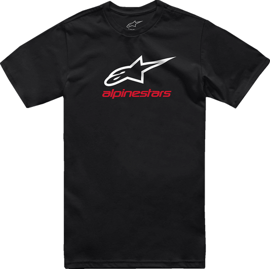 Alpinestars Always 2.0 CSF T-Shirt - Black/White/Red, Size Large - Kelly Motorsports