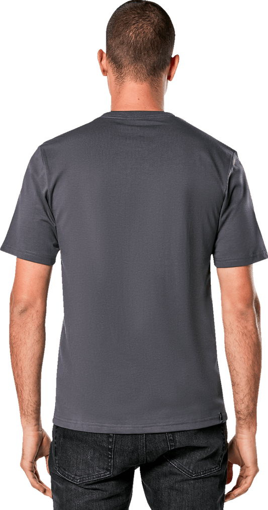 Alpinestars Always 2.0 CSF T-Shirt - Charcoal, Black & Blue, 2XL - Part Number 1214-73106-1818-2X - Kelly Motorsports