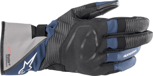 Alpinestars Andes V3 Drystar® Gloves - Black/Dark Blue, 3XL - Model 3527521-1267-3X - Kelly Motorsports