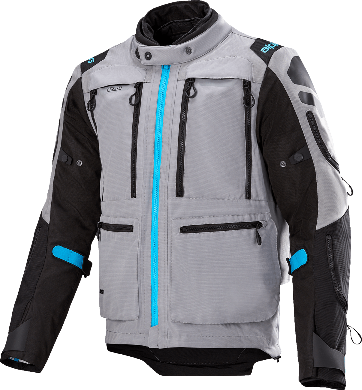 Alpinestars Ardent 3-in-1 Adventure Touring Jacket 3XL - Gray, Black, Blue - Model 3204423-9117-3X - Kelly Motorsports