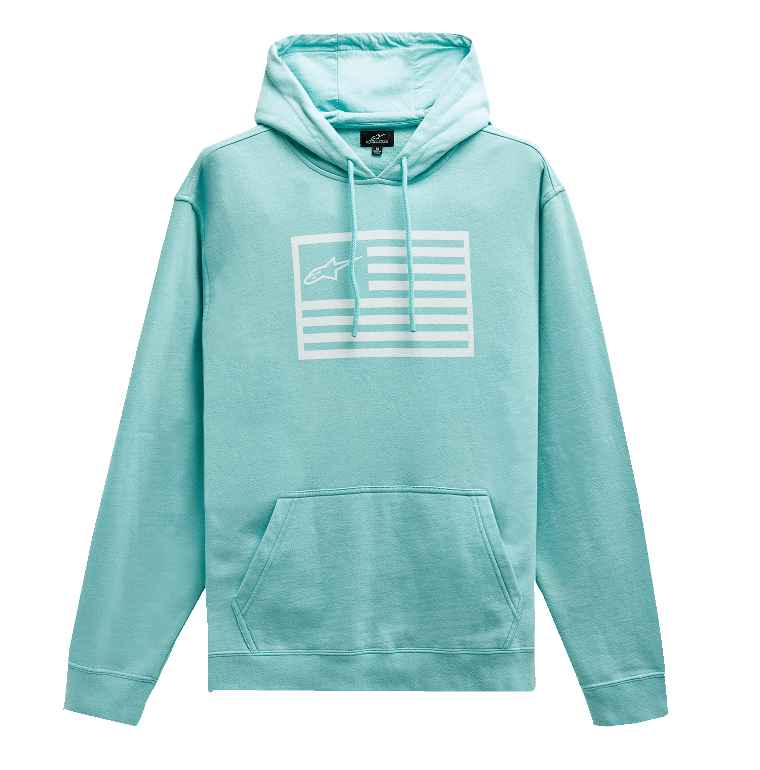 Alpinestars Artifact Hoodie - Light Aqua Large (Part No. 1213510207206L) - Kelly Motorsports