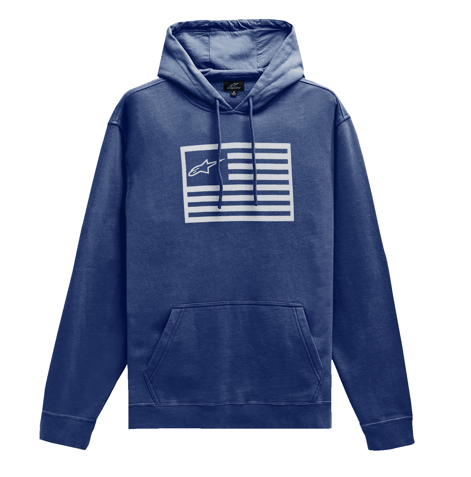 Alpinestars Artifact Hoodie - Navy Large (Part 12135102070L) - Kelly Motorsports