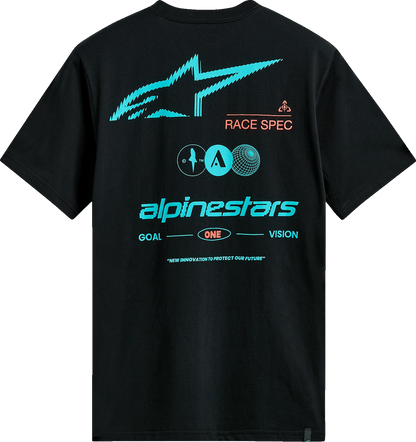 Alpinestars Asym CSF T-Shirt - Black - Medium by Alpinestars (Part 1215-72270-10-M) - Kelly Motorsports
