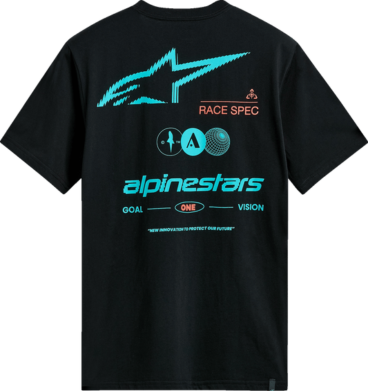 Alpinestars Asym CSF T-Shirt - Black - Medium by Alpinestars (Part 1215-72270-10-M) - Kelly Motorsports