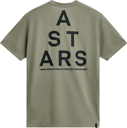 Alpinestars Attrition Performance T-Shirt - Light Green/Black, Size Large (Part No. 1215-73400-61-L) - Kelly Motorsports
