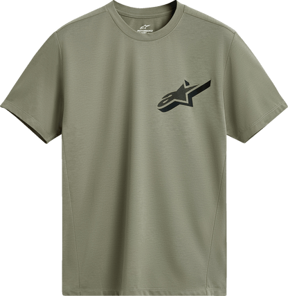 Alpinestars Attrition Performance T-Shirt - Light Green/Black XL - Sustainable Wicking Fabric - Kelly Motorsports