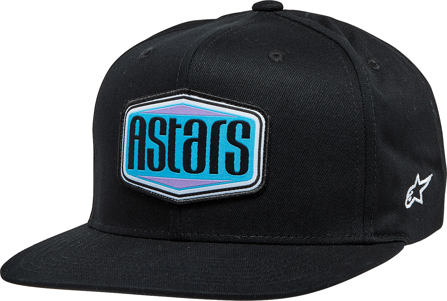 Alpinestars Belvedere Flat Bill Hat - Black, Part Number 1232-81050-10 - Kelly Motorsports