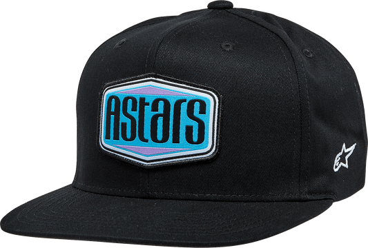 Alpinestars Belvedere Flat Bill Hat - Black, Part Number 1232-81050-10 - Kelly Motorsports
