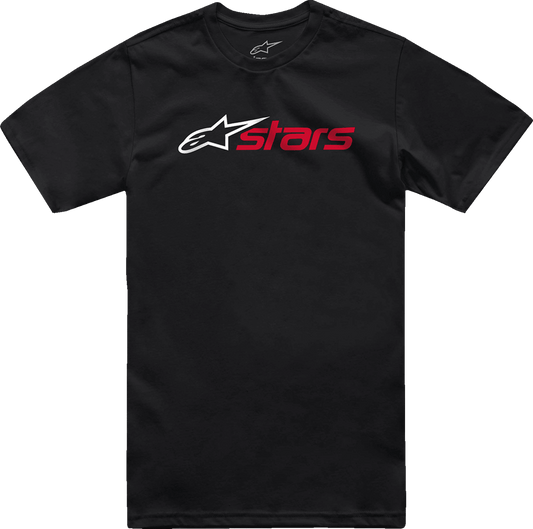 Alpinestars Blaze 2.0 T-Shirt - Black/White/Red, Size Large (Part 1214-73108-1232-L) - Kelly Motorsports