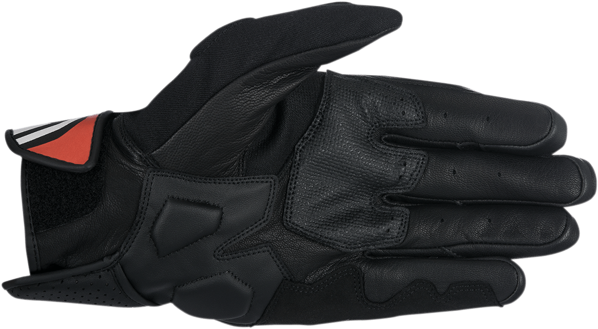 Alpinestars Booster Gloves Black/Red 2XL - Durable Motorcycle Riding Gloves with Impact Protection - Kelly Motorsports
