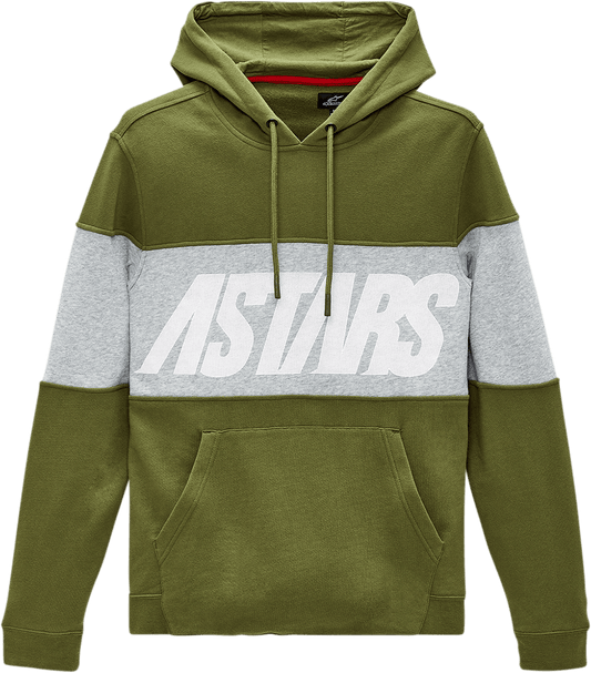 Alpinestars Border Hoodie - Olive, Large 12115121067L - Kelly Motorsports