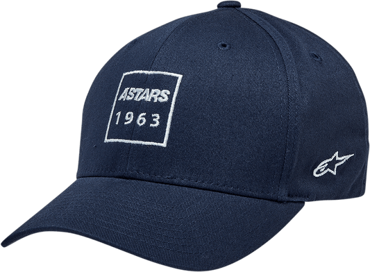 Alpinestars Boxed Navy Hat with Embroidery - Small/Medium (Part 12128122070S/M) - Kelly Motorsports