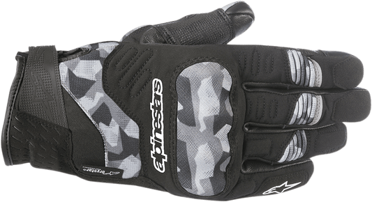 Alpinestars C-30 Drystar® Gloves - Black/Camo, 2XL - Waterproof Breathable Motorcycle Gloves - Kelly Motorsports