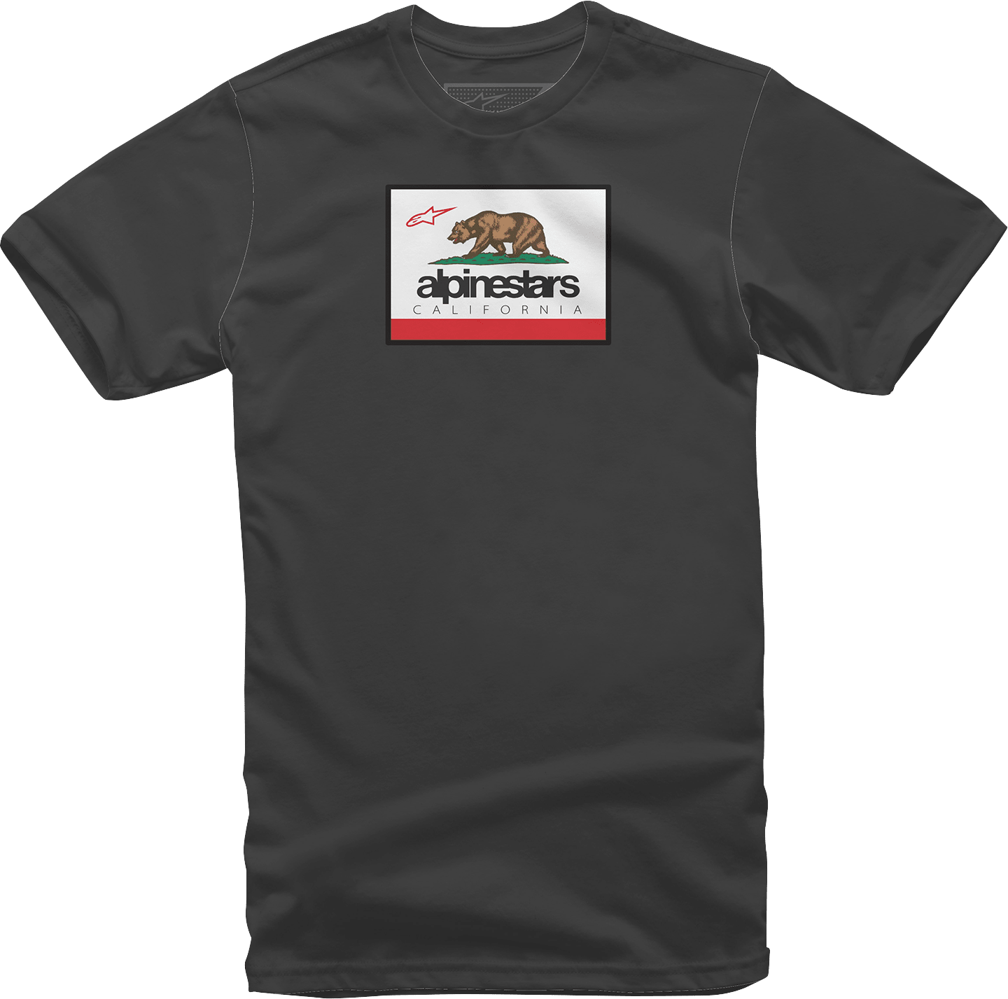 Alpinestars Cali 2.0 T-Shirt in Black - 2XL, Part Number 121272070102X - Kelly Motorsports