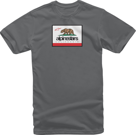 Alpinestars Cali 2.0 T-Shirt in Charcoal - 2XL, Part Number 121272070182X - Kelly Motorsports