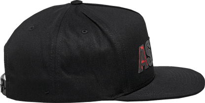 Alpinestars Candy Hat - Black, Structured Flat Bill Cap with Embroidery and Tiger Camo Ripstop Fabric - Kelly Motorsports