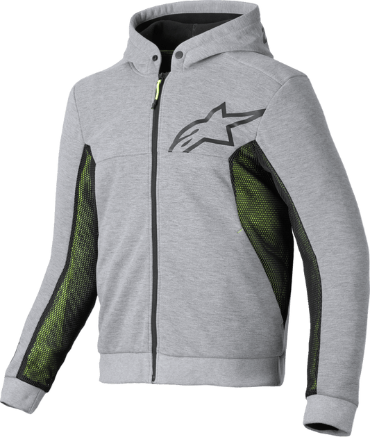 Alpinestars Chrome Air Sport Hoodie Heather Gray/Black 4200425-9196 - Kelly Motorsports