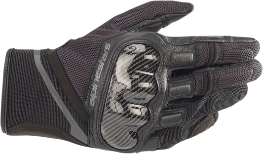 Alpinestars Chrome Gloves 2XL Black/Tar Gray - Model 3568721-1169-2X - Kelly Motorsports