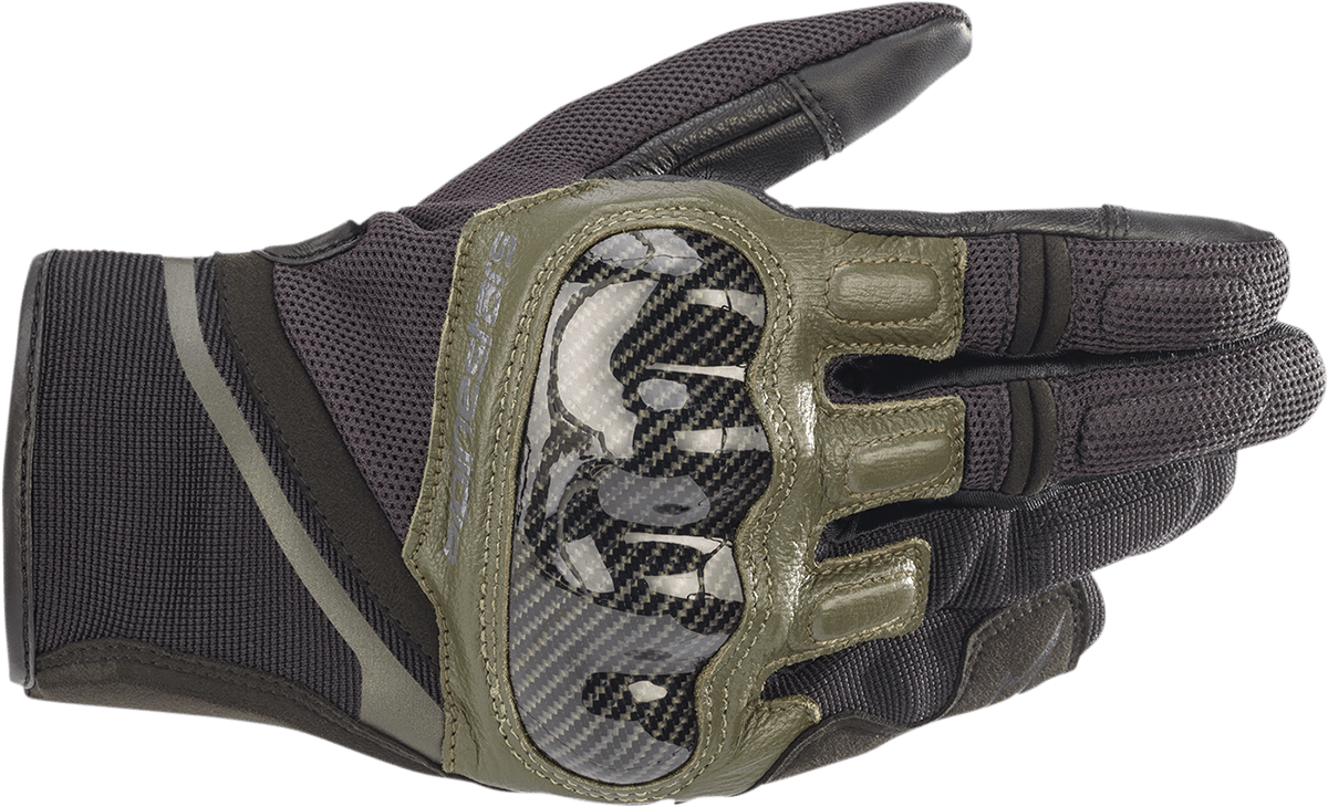 Alpinestars Chrome Gloves - Black/Forest, Small - Model 3568721-1681-S - Kelly Motorsports