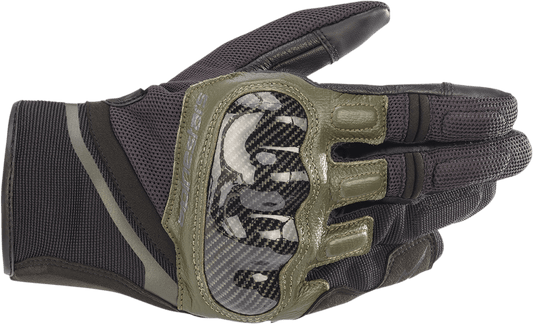 Alpinestars Chrome Gloves - Black/Forest, Small - Model 3568721-1681-S - Kelly Motorsports
