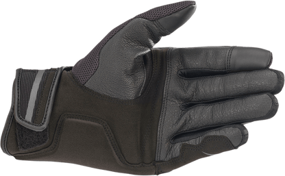 Alpinestars Chrome Gloves - Black/Tar Gray, Size XL (Part Number 3568721-1169-XL) - Kelly Motorsports