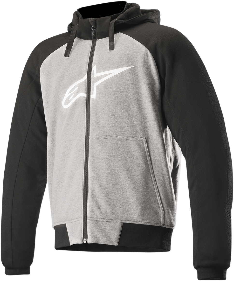 Alpinestars Chrome Sport Hoodie 3XL Gray - Part Number 4200918-951-3X - Kelly Motorsports