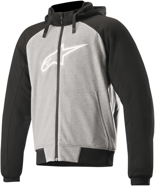 Alpinestars Chrome Sport Hoodie 3XL Gray - Part Number 4200918-951-3X - Kelly Motorsports