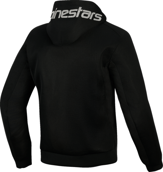 Alpinestars Chrome Super Airflow Hoodie 4XL - Black, Dark Gray & White - Kelly Motorsports