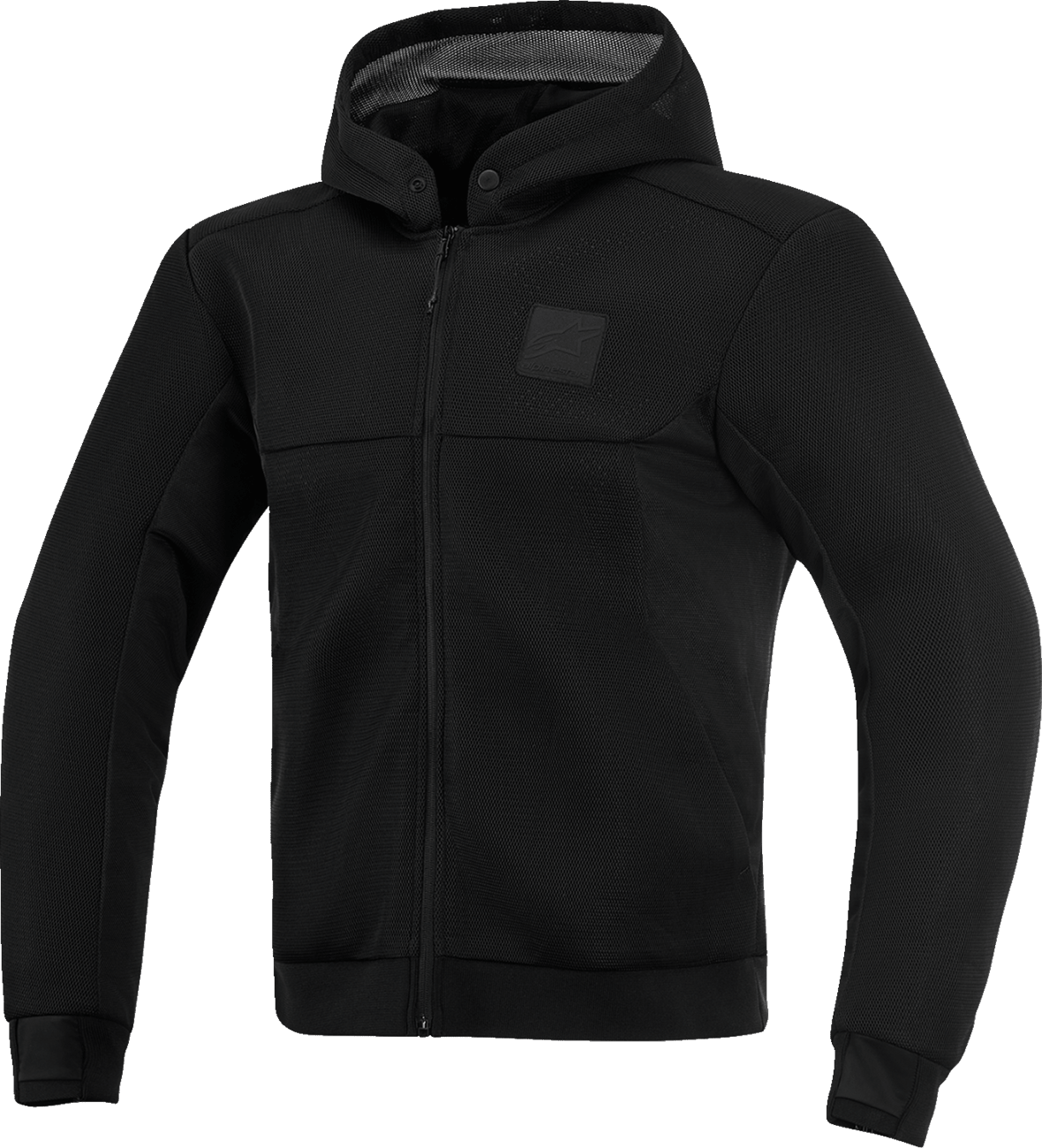 Alpinestars Chrome Super Airflow Hoodie - Black - Medium 4200226-1100-M - Kelly Motorsports