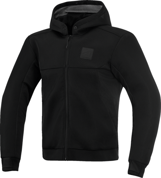 Alpinestars Chrome Super Airflow Hoodie - Black - Medium 4200226-1100-M - Kelly Motorsports