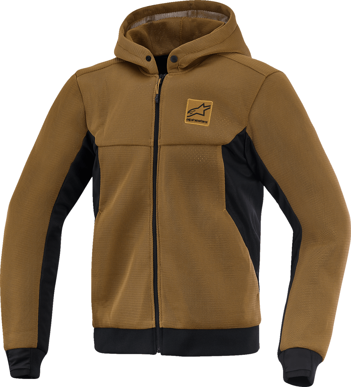 Alpinestars Chrome Super Airflow Hoodie - Utility Brown/Black, 4XL - Part Number 4200226-8056-4XL - Kelly Motorsports