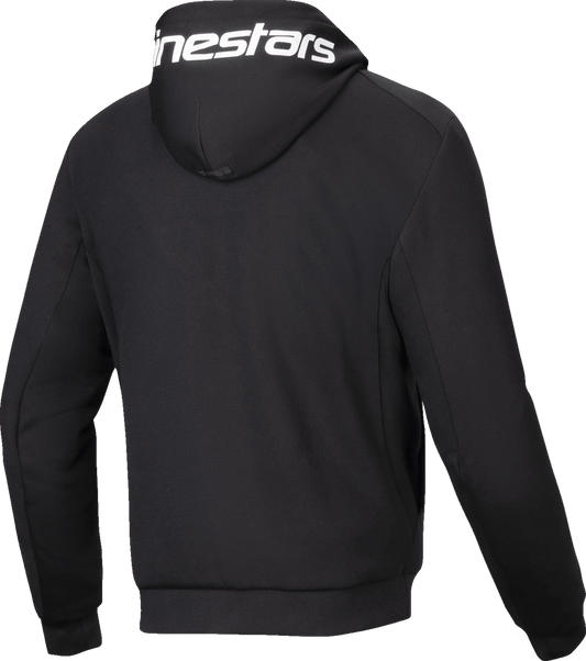 Alpinestars Chrome v2 Sport Hoodie Black/White 4200325-12 - Kelly Motorsports