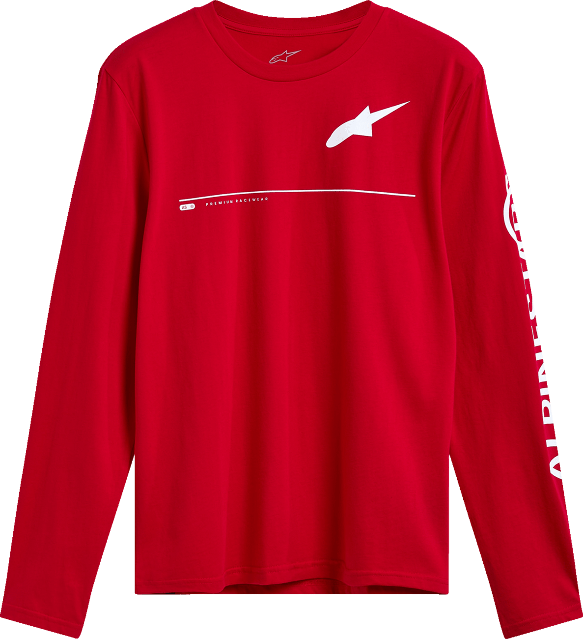 Alpinestars Committed Long-Sleeve CSF T-Shirt in Red – XL (Part Number 1215-71200-30-XL) - Kelly Motorsports