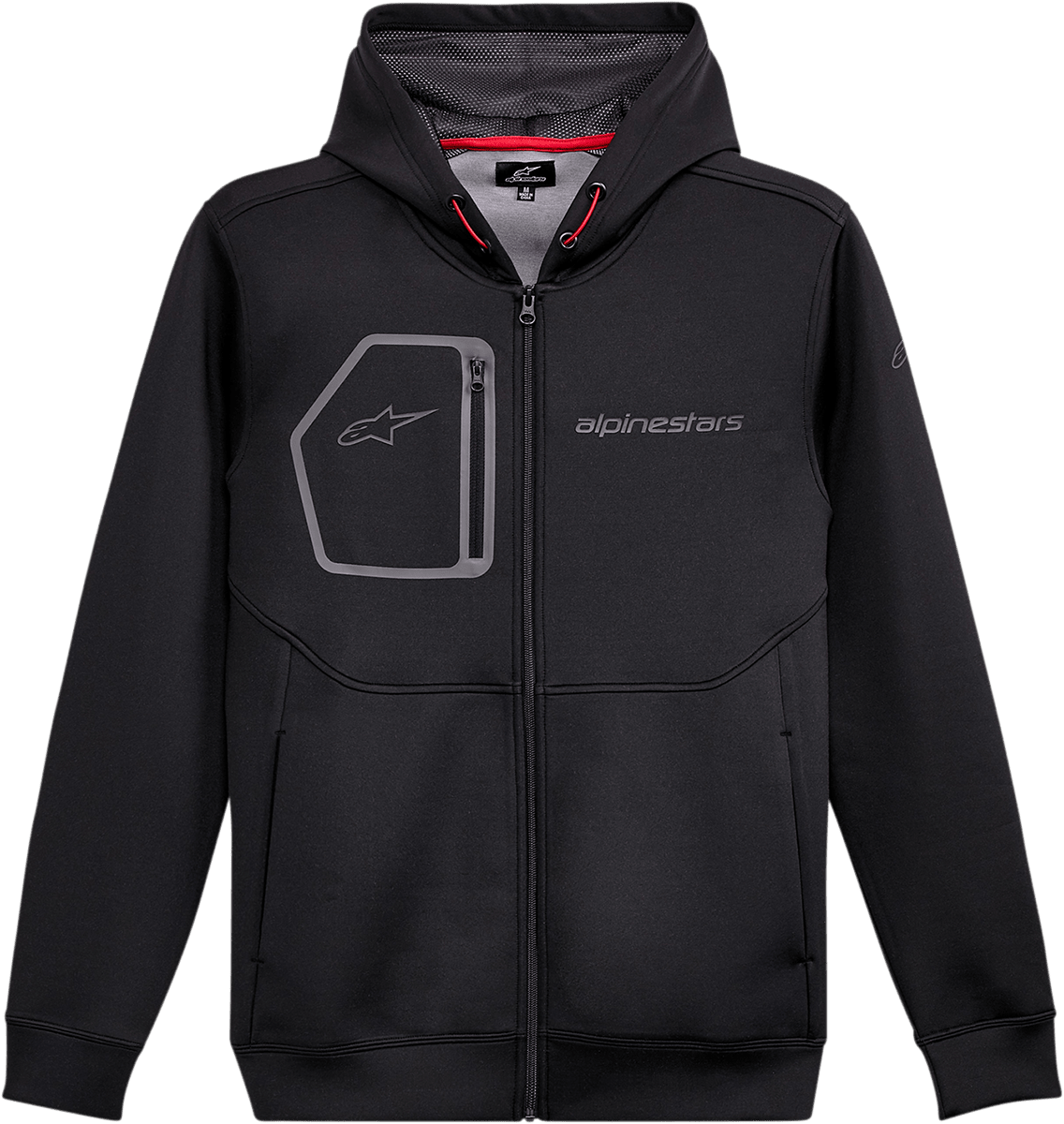 Alpinestars Convex Tech Hoodie - Black, Medium - 12125302010M - Kelly Motorsports