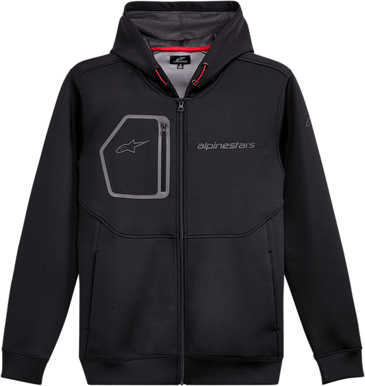 Alpinestars Convex Tech Hoodie - Black, Medium - 12125302010M - Kelly Motorsports