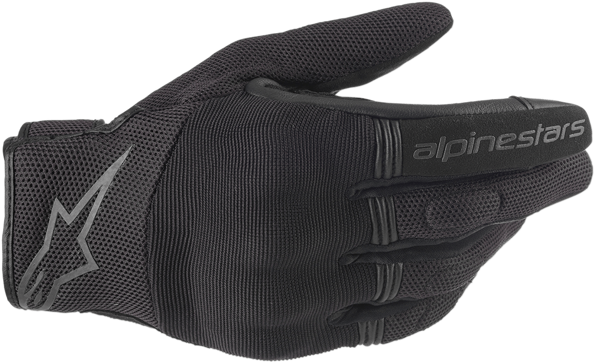 Alpinestars Copper Gloves Black Large 3568420-10-L - Lightweight Motorcycle Riding Gloves - Kelly Motorsports