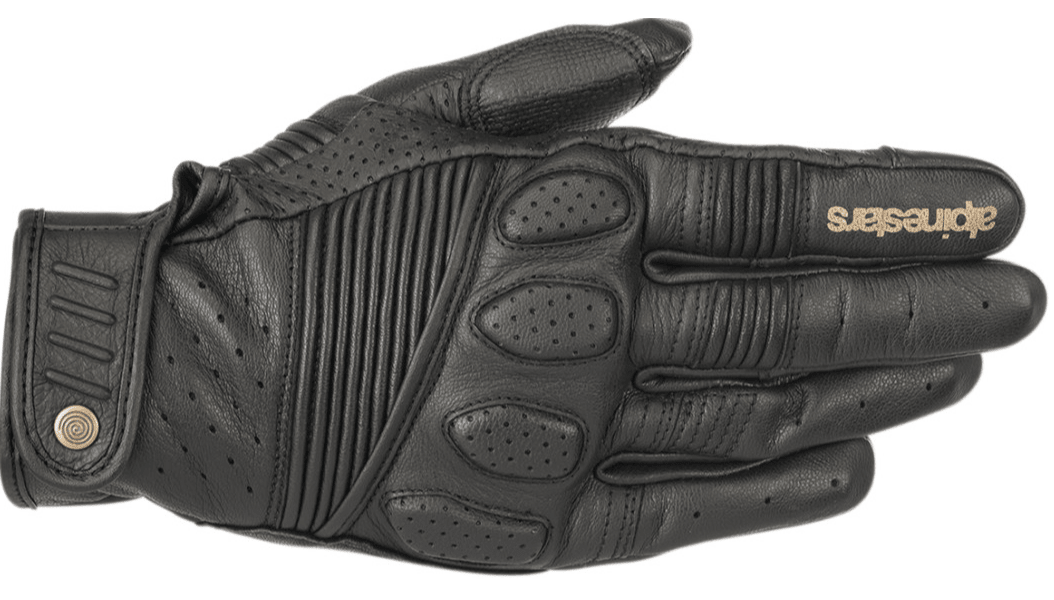 Alpinestars Crazy Eight Heritage-Inspired Full Grain Leather Motorcycle Gloves - Kelly Motorsports