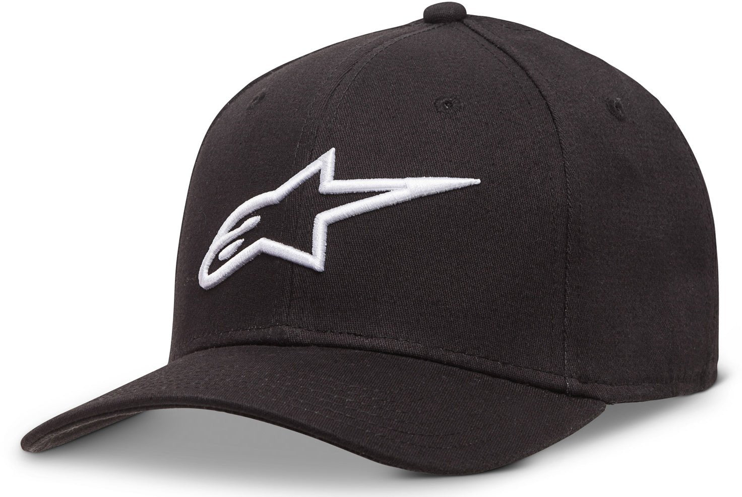 Alpinestars Curve Hat Black/White 1017-81010-1020-S/M - Kelly Motorsports