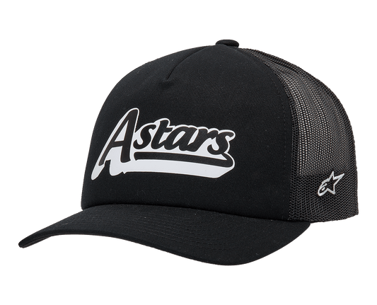 Alpinestars Delivery Trucker Hat - Black/Black, Part Number 1213810101010OS - Kelly Motorsports