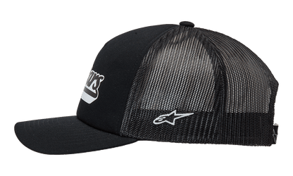 Alpinestars Delivery Trucker Hat - Black/Black, Part Number 1213810101010OS - Kelly Motorsports